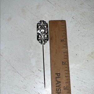 Vintage Crystal stickpin or hat pin